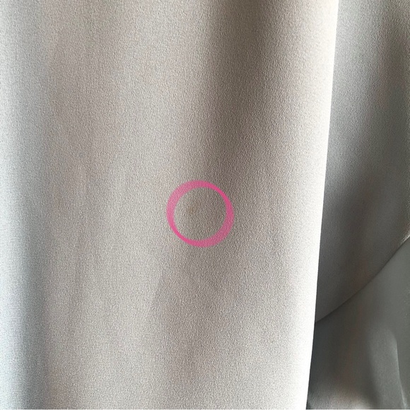 Aritzia Sunday Best Savoy Light Blue Ruffle Flounce Wrap Dress Size 4 - Picture 11 of 12